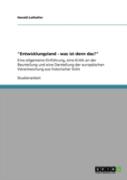 "Entwicklungsland - Was Ist Denn Das?"