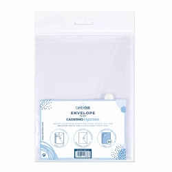 Capa do artigo Envelope A4 para Caderno Ingeniox PP Transparente com Velcro 66124001
