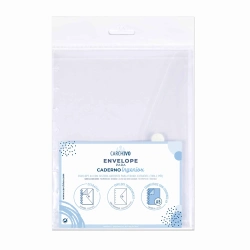 Capa do artigo Envelope A5 para Caderno Ingeniox PP Transparente com Velcro 66125001