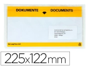 Capa do artigo Envelope autoadesivo q-connect porta documentos multilingue 225x122 mm janela transparente pack de 100 unidades