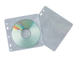 Capa do artigo Envelope de polipropileno q-connect com perfuracao para cd's/dvd's pack de 40 unidades