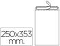 Envelope liderpapel bolsa folio prolongado branco 250x353 mm tira de silicone pack de 250 unidades - Preview