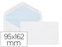 Envelope liderpapel branco com fundo 95x162 mm engomado aba em bico embalagem de 25 unidades - Preview
