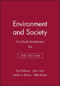 Environment And Society A Critical Int - Preview