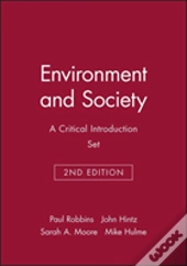 Environment And Society A Critical Int