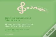 Environment Matters
