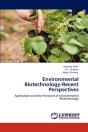 Environmental Biotechnology-Recent Perspectives - Preview