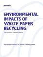 Environmental Impacts Of Waste Paper Recycling - Preview