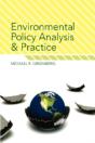 Environmental Policy Analysis And Practice - Preview