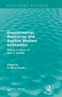 Environmental Resources And Applied Welfare Economics - Preview