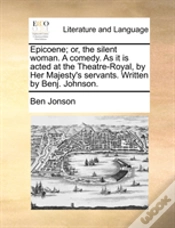 Capa do artigo Epicoene; Or, The Silent Woman. A Comedy