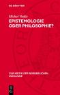 Epistemologie Oder Philosophie? - Preview