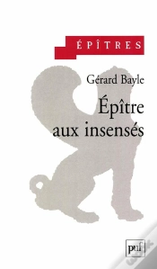 Capa do artigo Épitre Aux Insenses