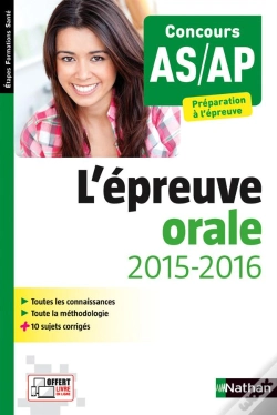 Capa do artigo Epreuve Orale 2015-2016 Concours Aide-Soignant Aide Puericulture (Etapes Formations Sante) 2015