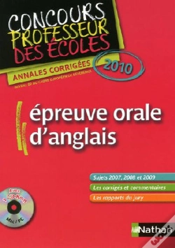 Capa do artigo Épreuve Orale D'Anglais ; Crpe (Édition 2010)