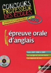 Épreuve Orale D'Anglais ; Crpe (Édition 2010)