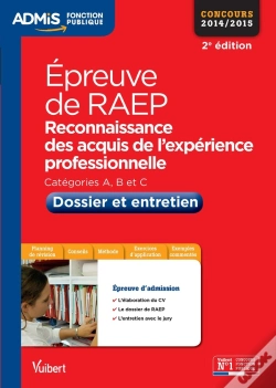 Capa do artigo Épreuve Raep ; Dossier Et Entretien ; Catégories A, B Et C (2e Édition)