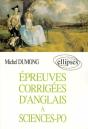 Épreuves Corrigées D'Anglais À Sciences Po. - Preview
