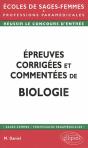 Épreuves Corrigées Et Commentées De Biologie - Preview
