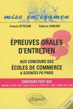 Capa do artigo Épreuves Orales D'Entretien Aux Concours Des Écoles De Commerce. Bac+0
