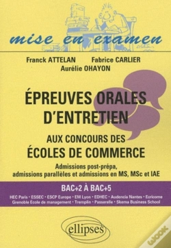 Capa do artigo Épreuves Orales D'Entretien Aux Concours Des Écoles De Commerce. Bac+2 À Bac+5