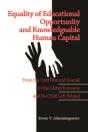 Equality Of Educational Opportunity And Knowledgeable Human Capital - Preview