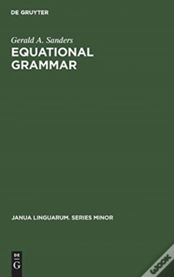 Capa do artigo Equational Grammar