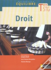 Capa do artigo Equilibre; Droit ; Terminale Stg ; Livre De L
