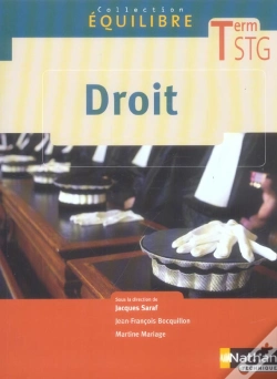 Capa do artigo Equilibre; Droit ; Terminale Stg ; Livre De L'Élève (Edition 2006)