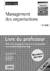 Capa do artigo Equilibre; Management Des Organisations ; 1ère Stg ; Livre Du Professeur