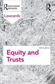 Capa do artigo Equity And Trusts Lawcards 2012-2013