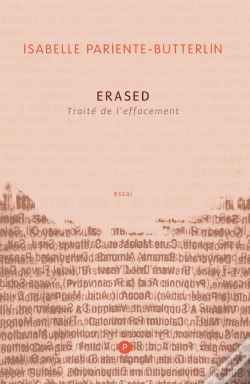 Capa do artigo Erased ; Traité De L'Effacement