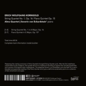 Capa do artigo Erich Wolfgang Korngold: String Quartet No. 1, Op. 16/... - CD