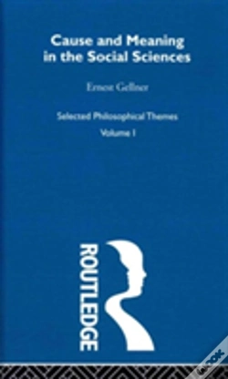 Capa do artigo Ernest Gellner, Selected Philosophical Themes