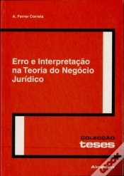 Capa do artigo Erro e Interpretação na Teoria do Negócio Jurídico