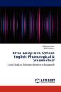 Error Analysis In Spoken English - Preview