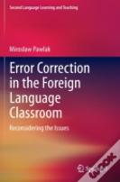 Error Correction In The Foreign Language Classroom