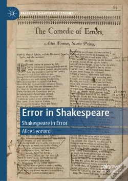 Capa do artigo Error In Shakespeare