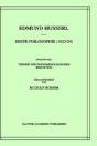 Erste Philosophie (1923/24) - Preview