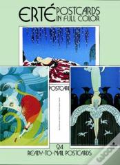 Erte Postcards In Full Color