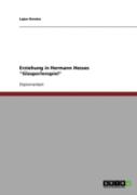 Erziehung In Hermann Hesses "Glasperlenspiel"