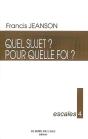 Escales 4 / Quel Sujet ? Pour Quelle Foi ? - Preview
