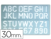 Capa do artigo Escantilhao letras e numeros 30mm