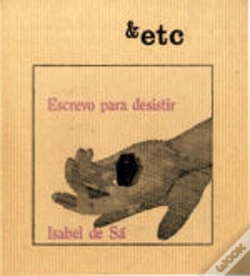 Capa do artigo Escrevo para Desistir