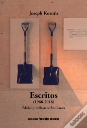 Capa do artigo Escritos (1966-2016). Kosuth