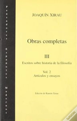 Capa do artigo Escritos Sobre Historia De La Filosof¡A. Art¡Culos Y Ensayos