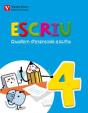 Escriu. Quadern D'Expressio Escrita 4 Valencia - Preview