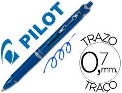 Capa do artigo Esferografica pilot acroball azul tinta oleo ponta de esfera de 1,0mm retratil