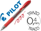 Capa do artigo Esferográfica Pilot g-2 Vermelho, Tinta Gel, Retrátil, com Grip