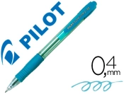 Capa do artigo Esferográfica Pilot Super Grip - Celeste - Retrátil - Com Grip- Tinta Base De Óleo